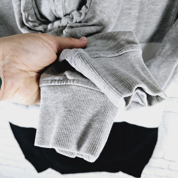 KANGOL | colour block ⅓ zip pullover hoodie - Picture 6 of 9